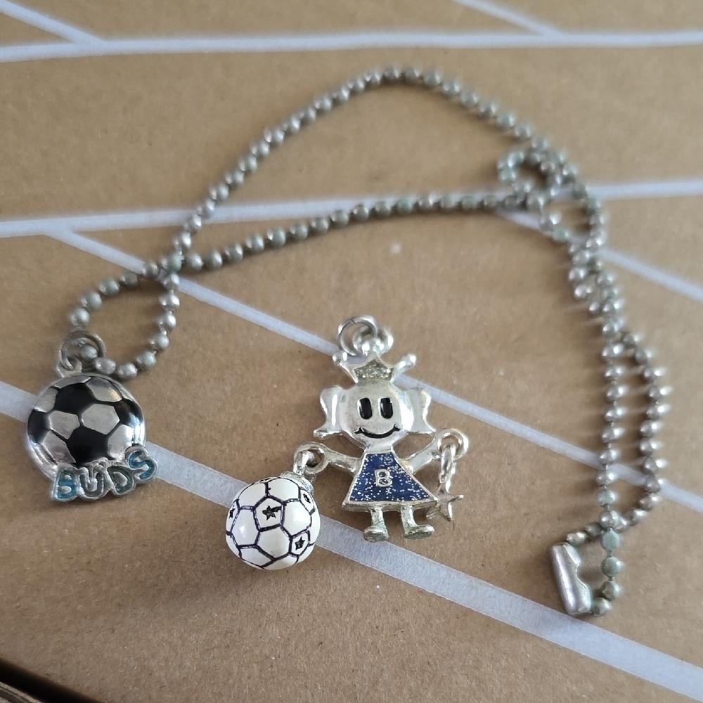 Soccer Themed Charm Necklace